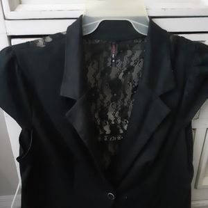 Black lace jacket
